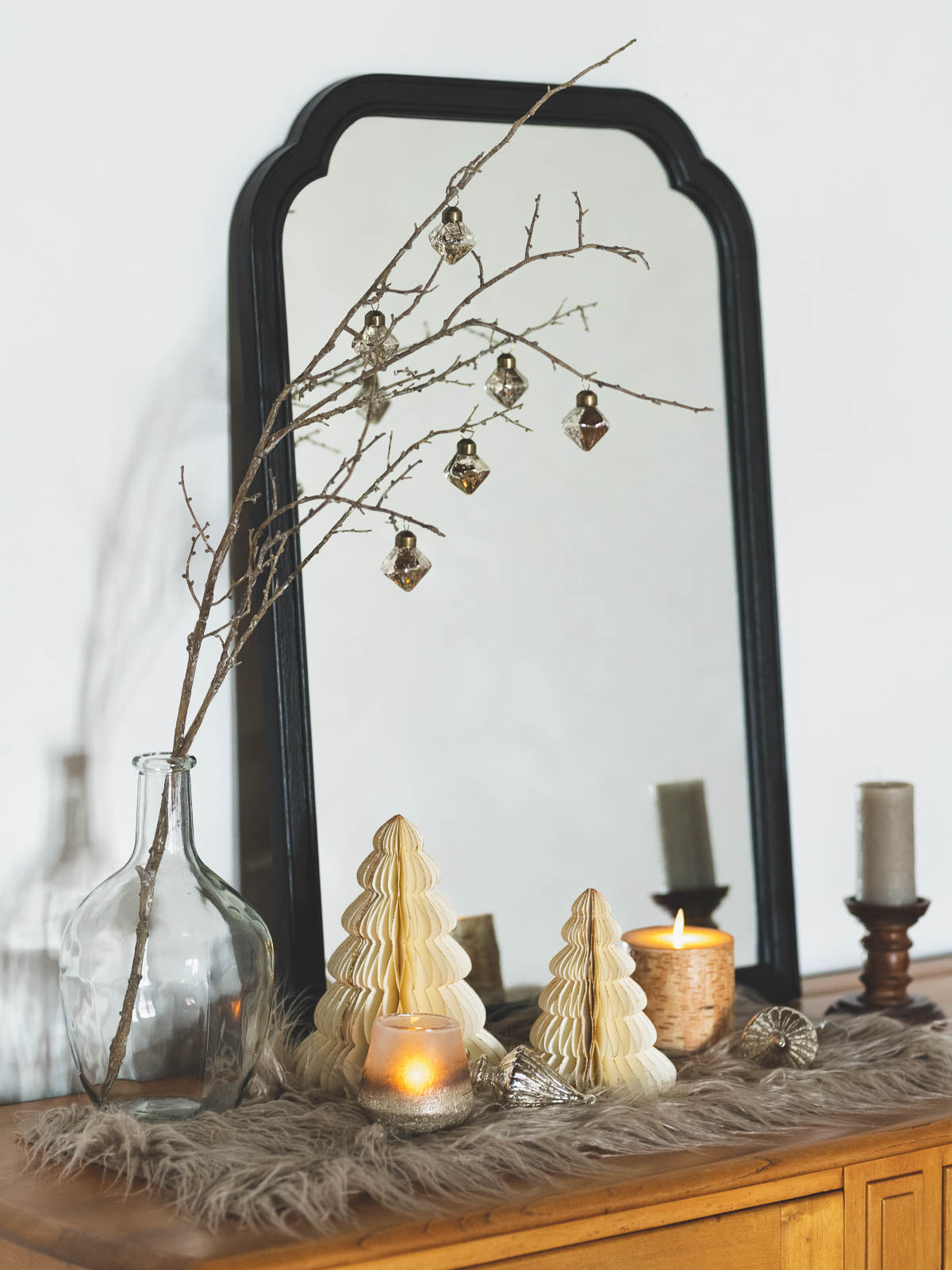 WEBSTER】 【純銀 / ガラス】ティーセンター 1 / コースター4