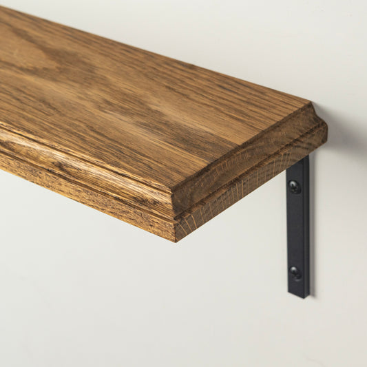 Trimmed oak shelf board オイル仕上げ ナラ材棚板