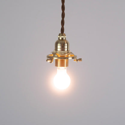E17真鍮ギャラリー付き灯具