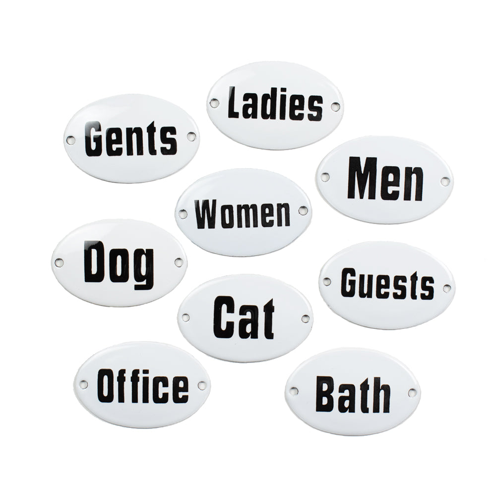 CLASSIC ENAMEL SIGN PLATE Sign plate *Limited stock PARTS & SUPPLY