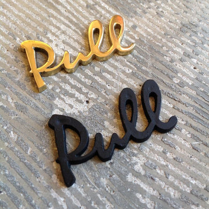 Brass Letter (Pull) *Limited stock