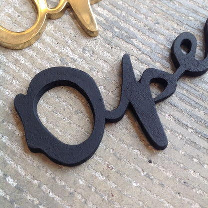 Brass Letter (Open) *Limited stock