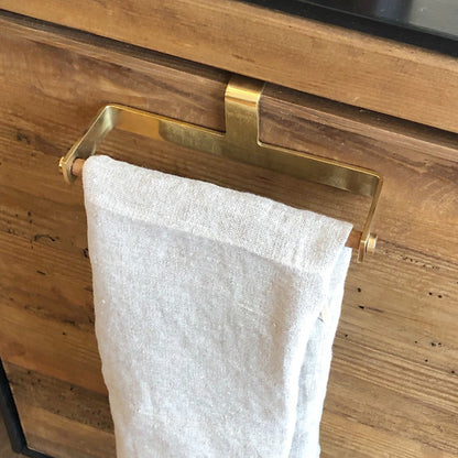 BRASS&amp;WOOD towel hanger