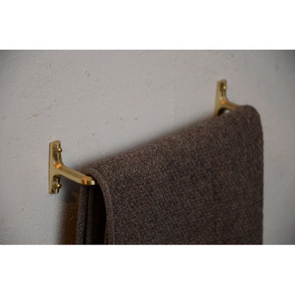 brass towel hanger