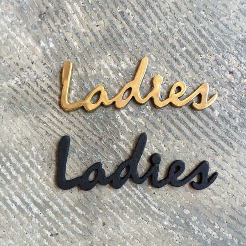 Brass Letter (Ladies) *Limited stock
