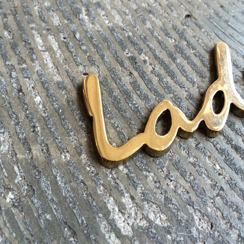 Brass Letter (Ladies) *Limited stock
