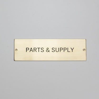 真鍮表札 Brass Sign Plate 200×60